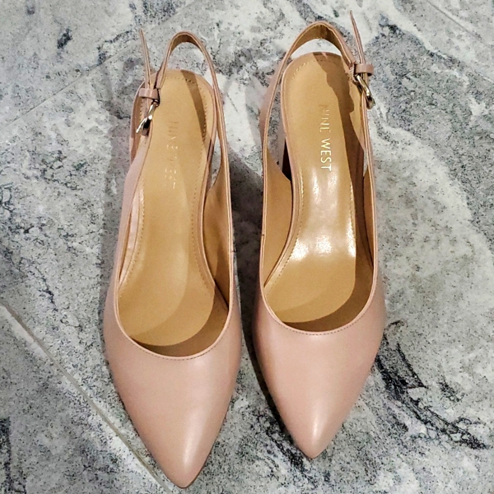 Nine West Thia sling block heel